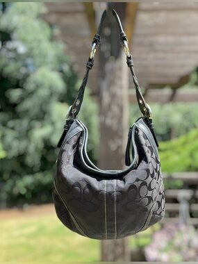 Coach | Bags | Vintage Coach Hamptons Leather Buckle Hobo 7548